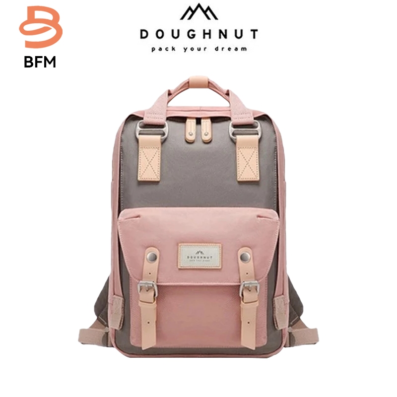 BFM Doughnut Macaroon Backpack Large Capacity Outdoor Travel Backpack Waterproof Student Schoolbag