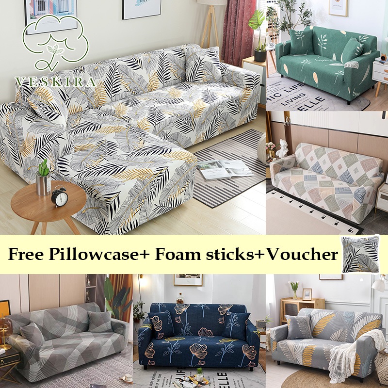 Sofa Cover stretchable universal elastic sofa cover set l shape 1 2 3 4 seater sala couch sopa cover