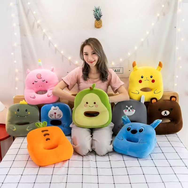 Cartoon Plush Nap Pillow Portable Travel Pillow Cartoon Plush Toy Pillow Neck Nap Pillow travel