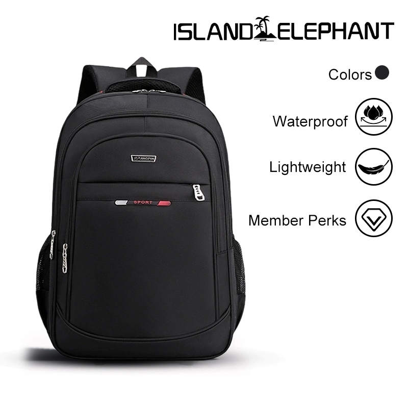 ISLAND ELEPHANT 17.3 Inch Laptop Backpacks Business Office Keyboard Gaming