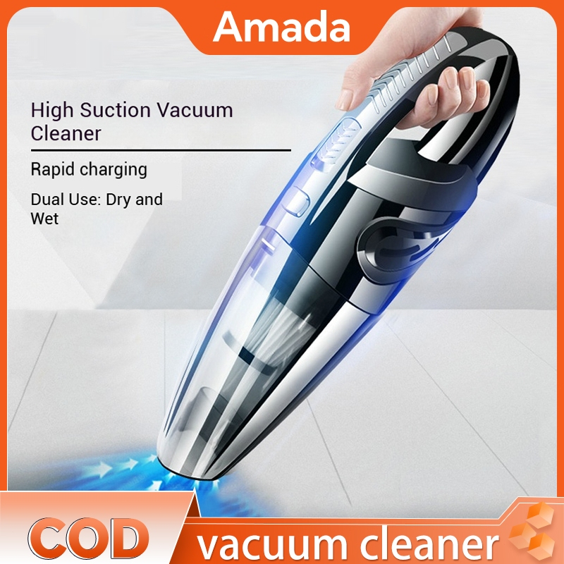 Amada Vacuum Cleaner For Home/Car Mini Portable Wireless Wet & Dry Handheld Vacuum Cleaner