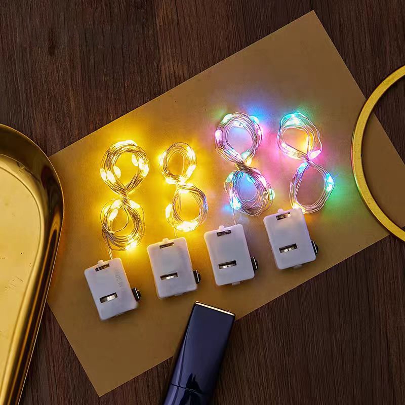 1M/2M LED Battery Mini LED Copper Wire String Fairy Lights Christmas Wedding/Party (PS)