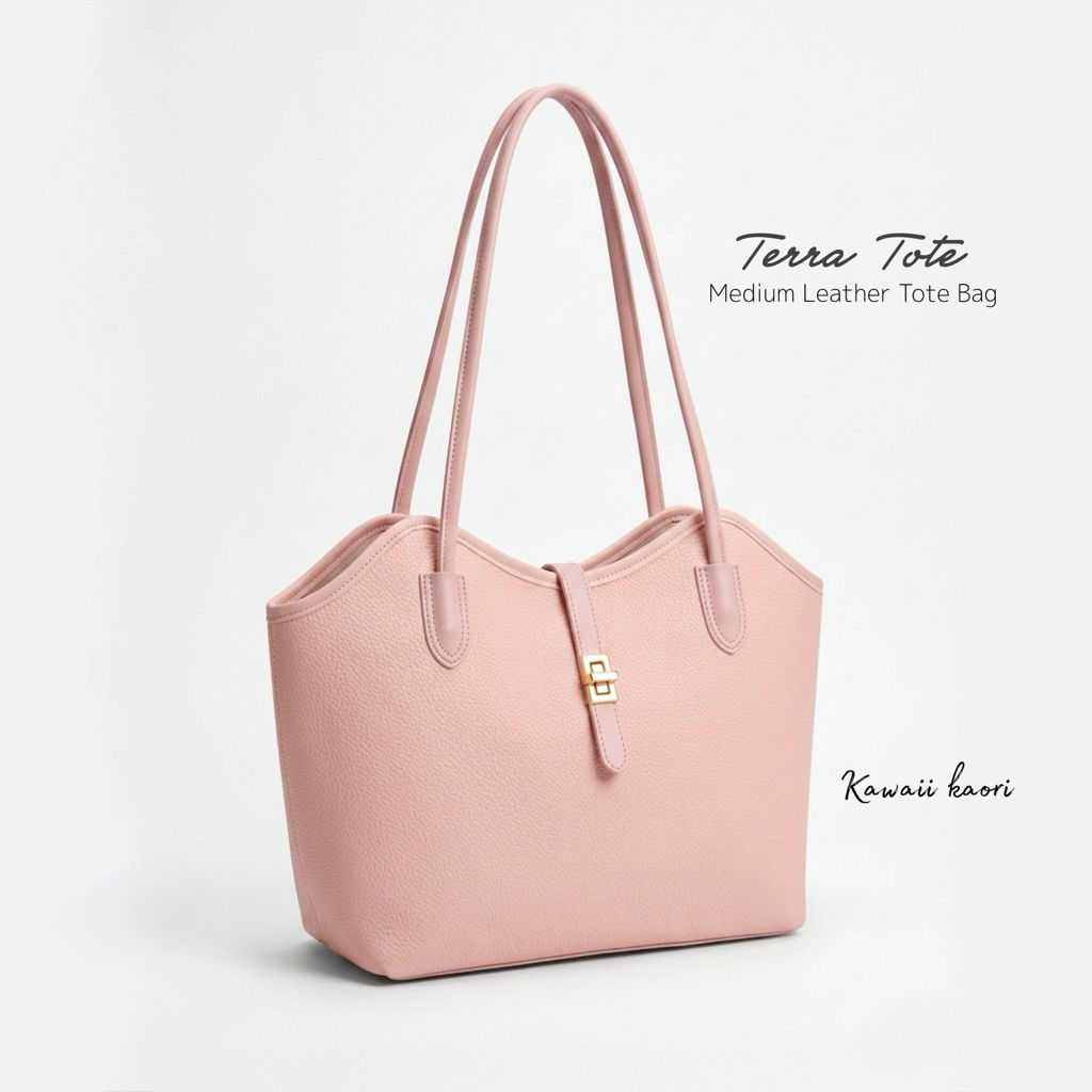“ Terra Tote “ Leather Tote bag for women medium tote bag, Office bag, School Bag