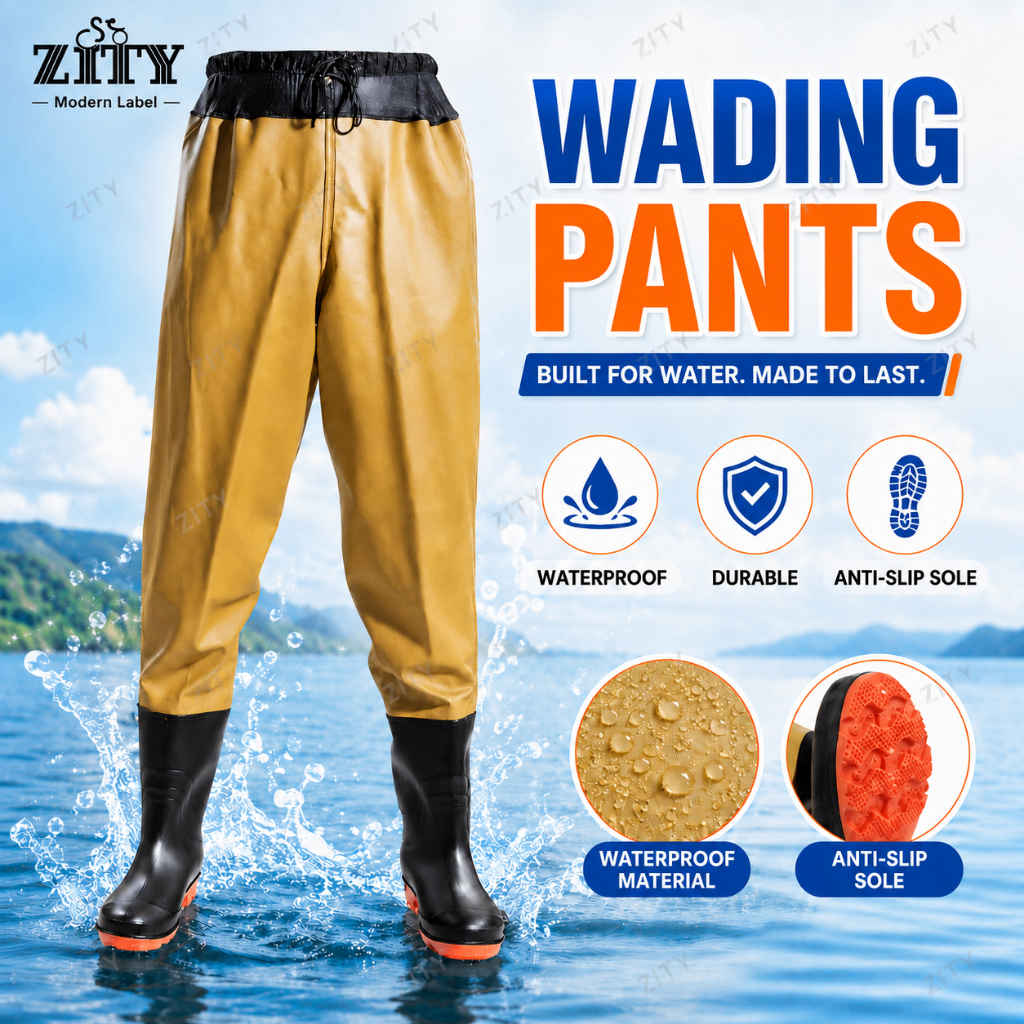 Waterproof Fishing Pants High Quality PVC Long Boots Shoes Suitable For Fishing Aquatic Gardening