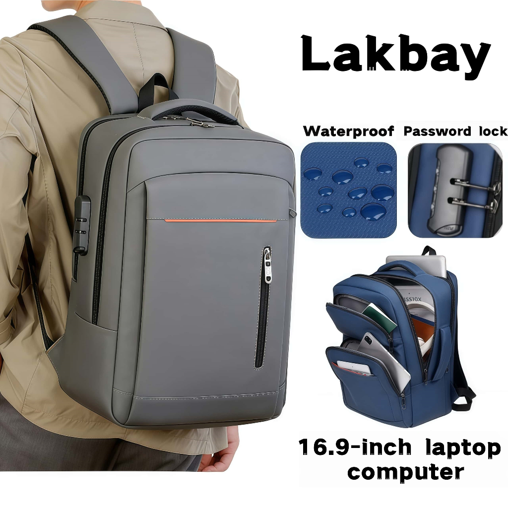 16.9 Inch Anti Theft Laptop Bag Backpack Waterproof Business Backpack For Travel Anti Theft Backpack