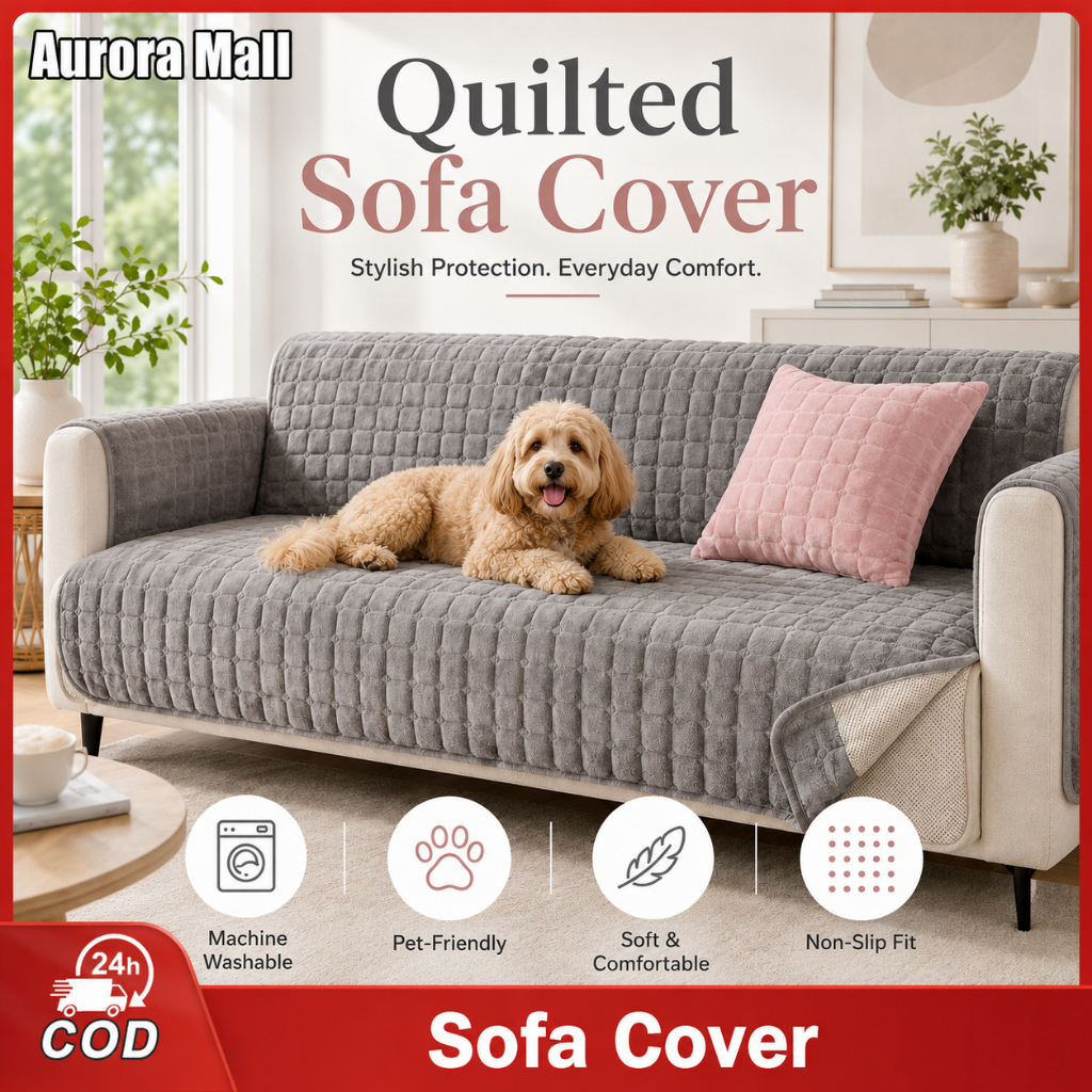 Aurora Universal Sofa Cover Stretchable elastic Plush Sofa Cushion Non-slip Fabric Velvet Sofa Cover