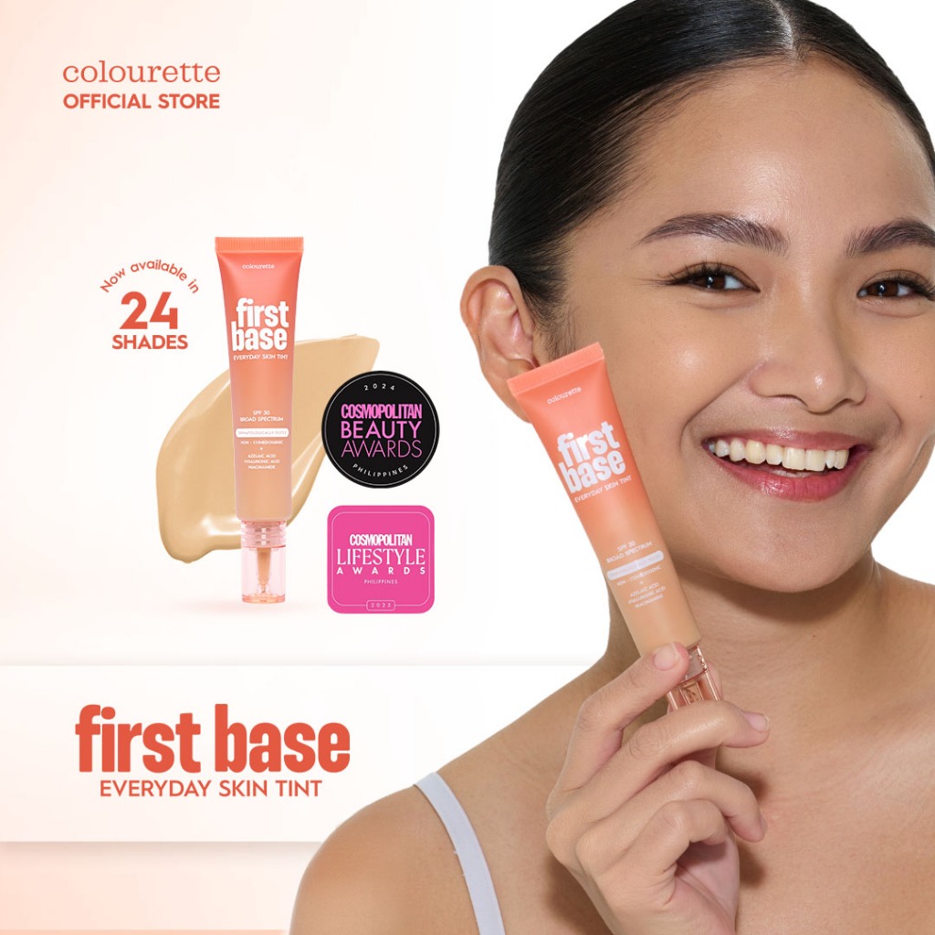 Colourette First Base Everyday Skin Tint SPF30 [Lightweight, Foundation, Base, Sunscreen]