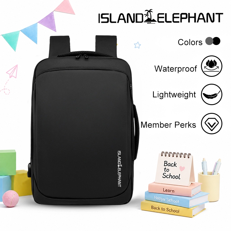 ISLAND ELEPHANT 16 Inch Laptop Backpack Backpack For Men Waterproof Business