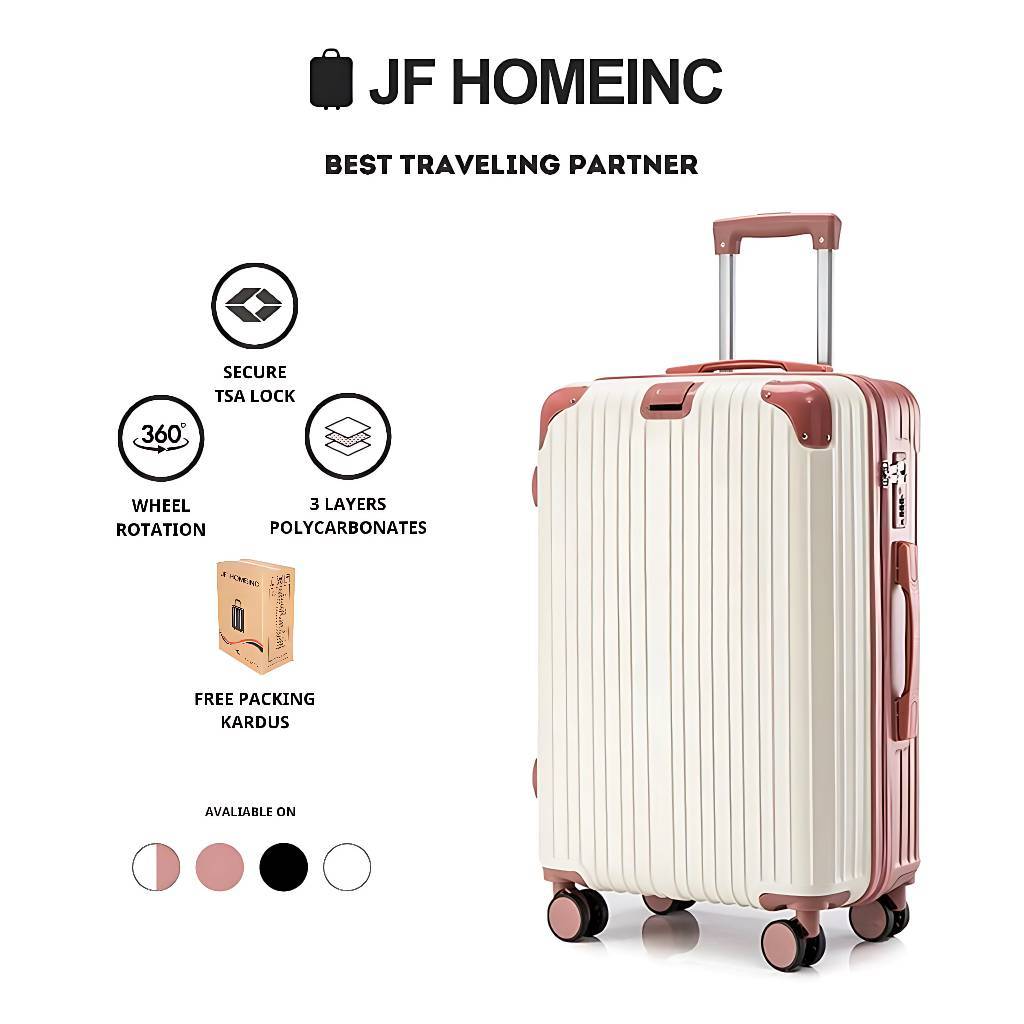 JF 20/24/26/28 Inch Luggage 360-degree Rotating Ultra-quiet Wheels Lightweight Waterproof Luggage