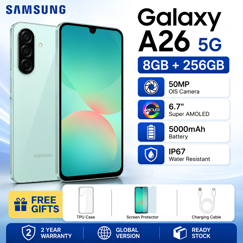 Samsung Galaxy A26 5G Smartphone 8GB RAM 256GB ROM | 6.7" FHD+ Display | 5000mAh Battery