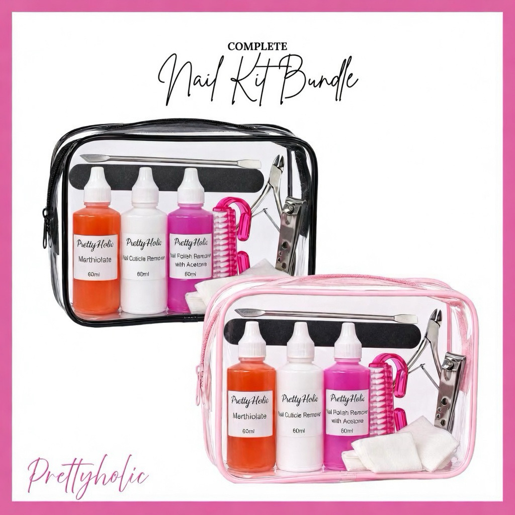 Complete Nail Kit Bundle with Pouch