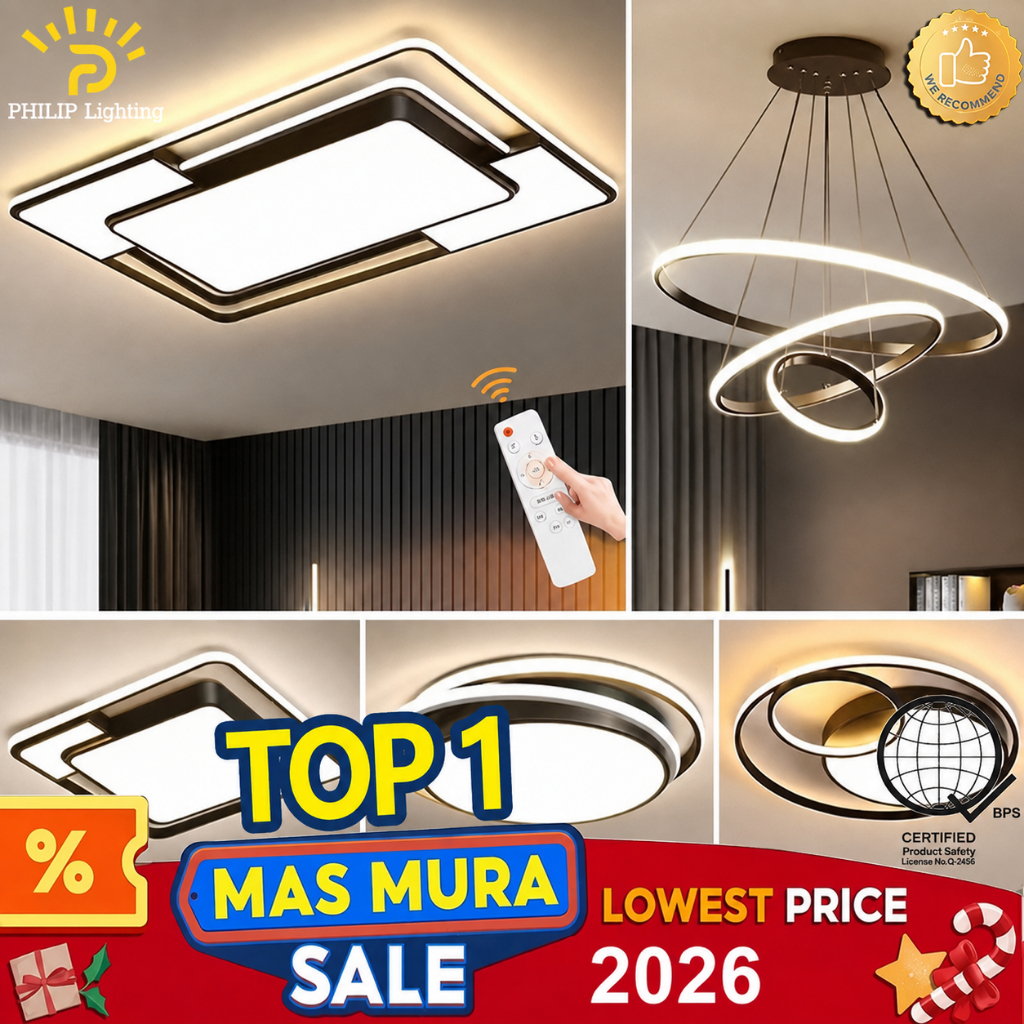 PHILIP LED Ceiling Light 3 Color Ceiling Lamp Chandelier for Living Room Bedroom light Modern