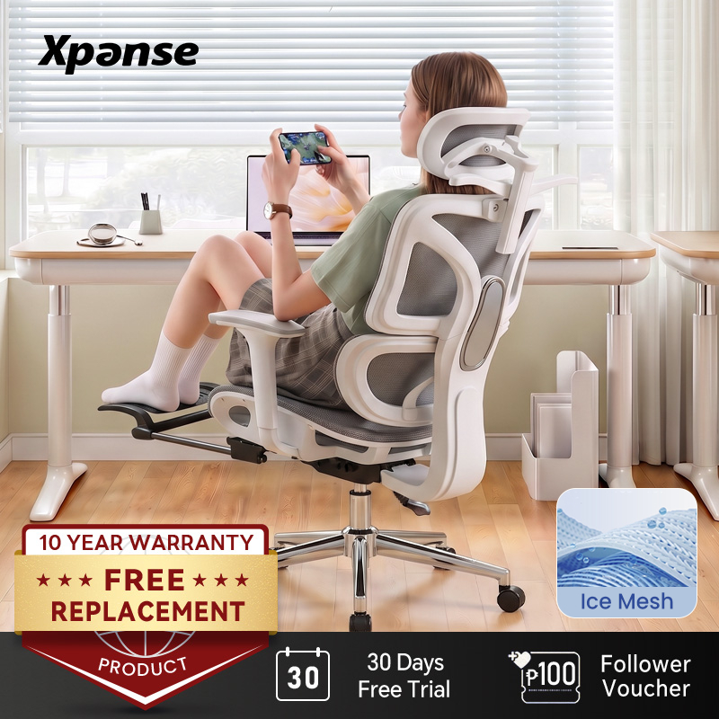 Xpanse W203 Ice Mesh Office Chair Ergonomic Study Chair Reclining Computer Chair【30 Day Free Trial】