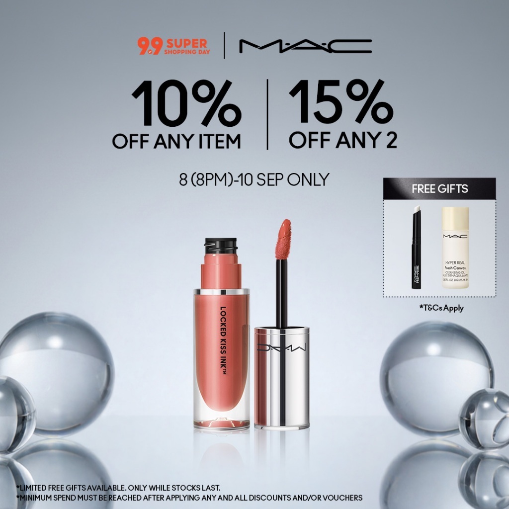 MAC Locked Kiss Ink Lipcolour waterproof transfer-proof liquid lipstick matte finish