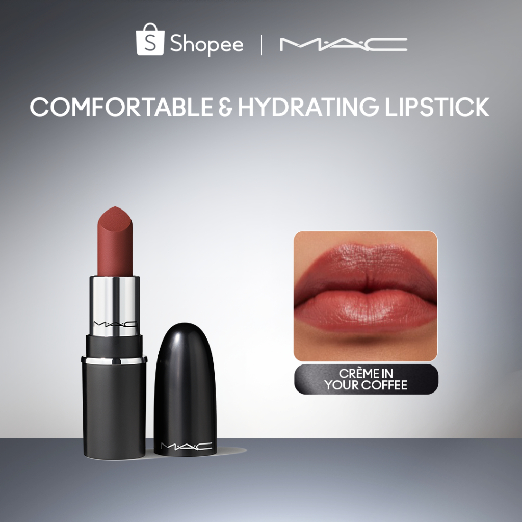 【MINI SIZE】 MAC Macximal Sleek Satin Lipstick sleek satin finish 8HR hydration pigment rich colour