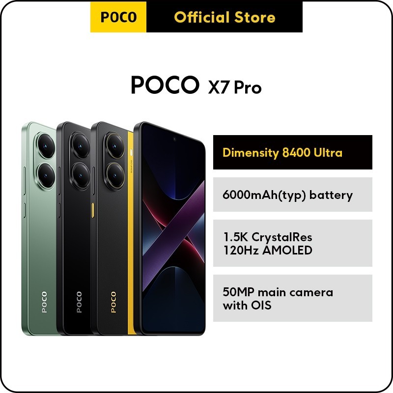 X7 Pro | 5G | 8GB+256GB | Dimensity 8400-Ultra | Global Version