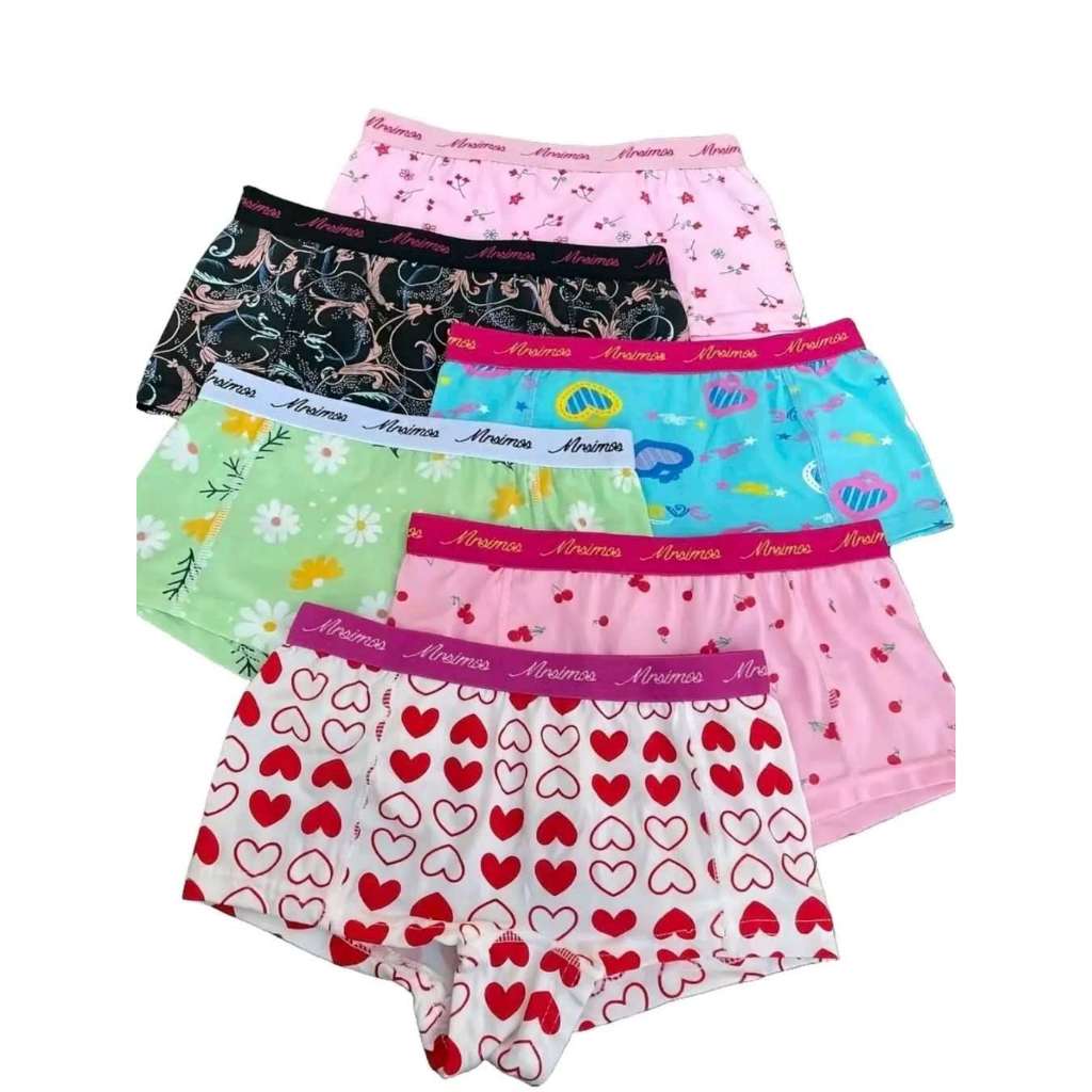 Boxer panty for women's, Boyleg panty, Random Design assorted color panty shorts,Women's