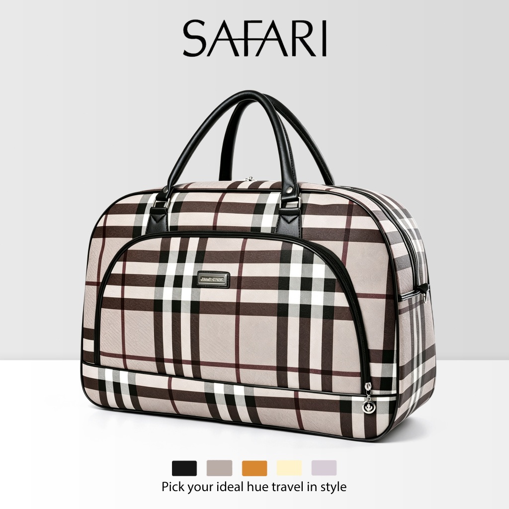 SAFARI Korean Foldable Large Capacity Travel Bag Waterproof Lightweight Handbag