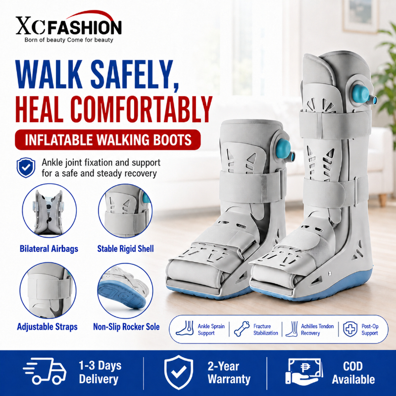 XCFASHION Air-cast boots Ankle joint fixation support ankle metatarsal sprain walking boots