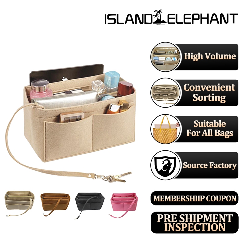 ISLAND ELEPHANT Bag Organizer for Tote Bag