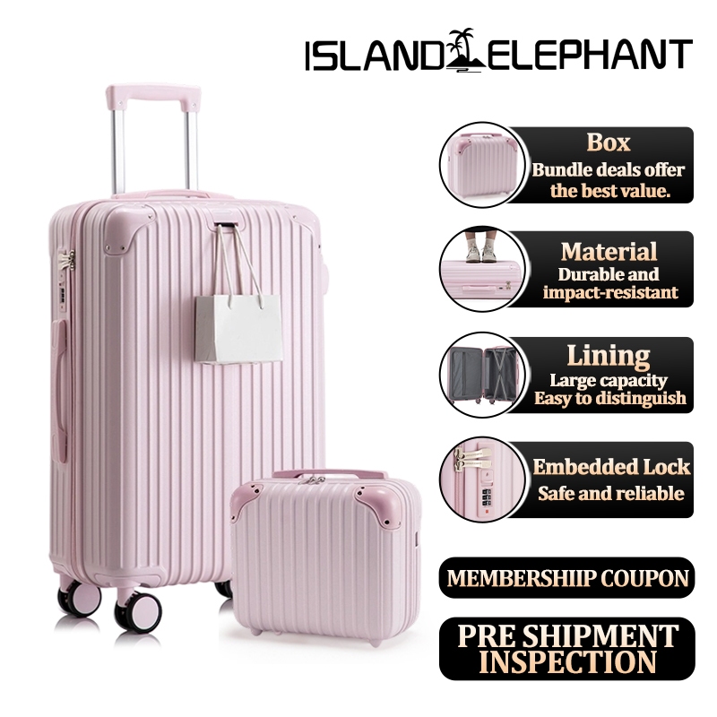 ISLAND ELEPHANT Buy 1 Take 1 Suitcase Luggage Waterproof Luggage Travel Bag Trolley Case 20/24/28
