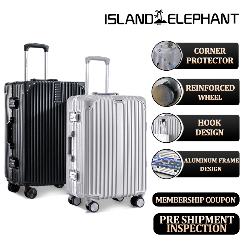ISLAND ELEPHANT Aluminum Luggage Travel Bag Hand Carry 20/24/28inch