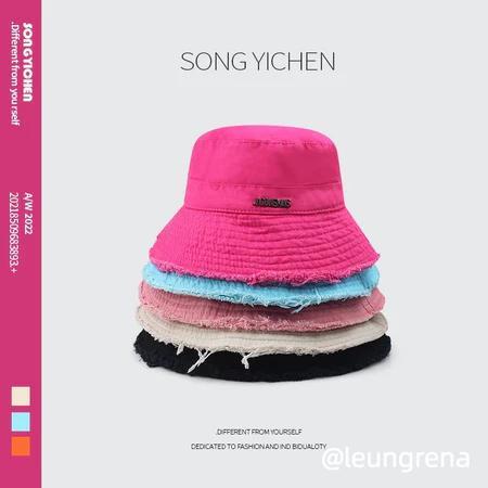 Hyuna same style vacation sun protection women's sun hat summer large brim washed water