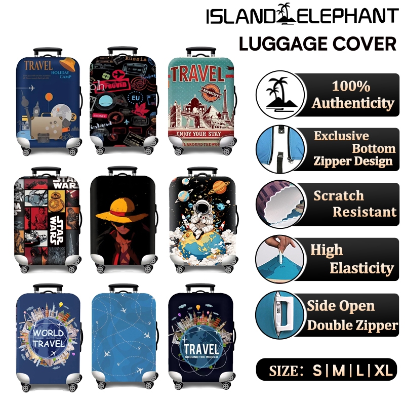 ISLAND ELEPHANT Luggage Cover Waterproof