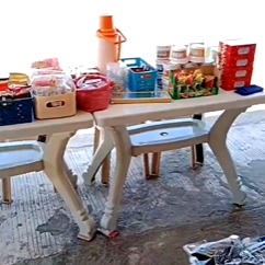 ( DINING TABLE SET ) COMPLETE SET 5in1 24'x38' / HEAVY DUTY DINING TABLE / MAKAPAL / LAMESA / #888
