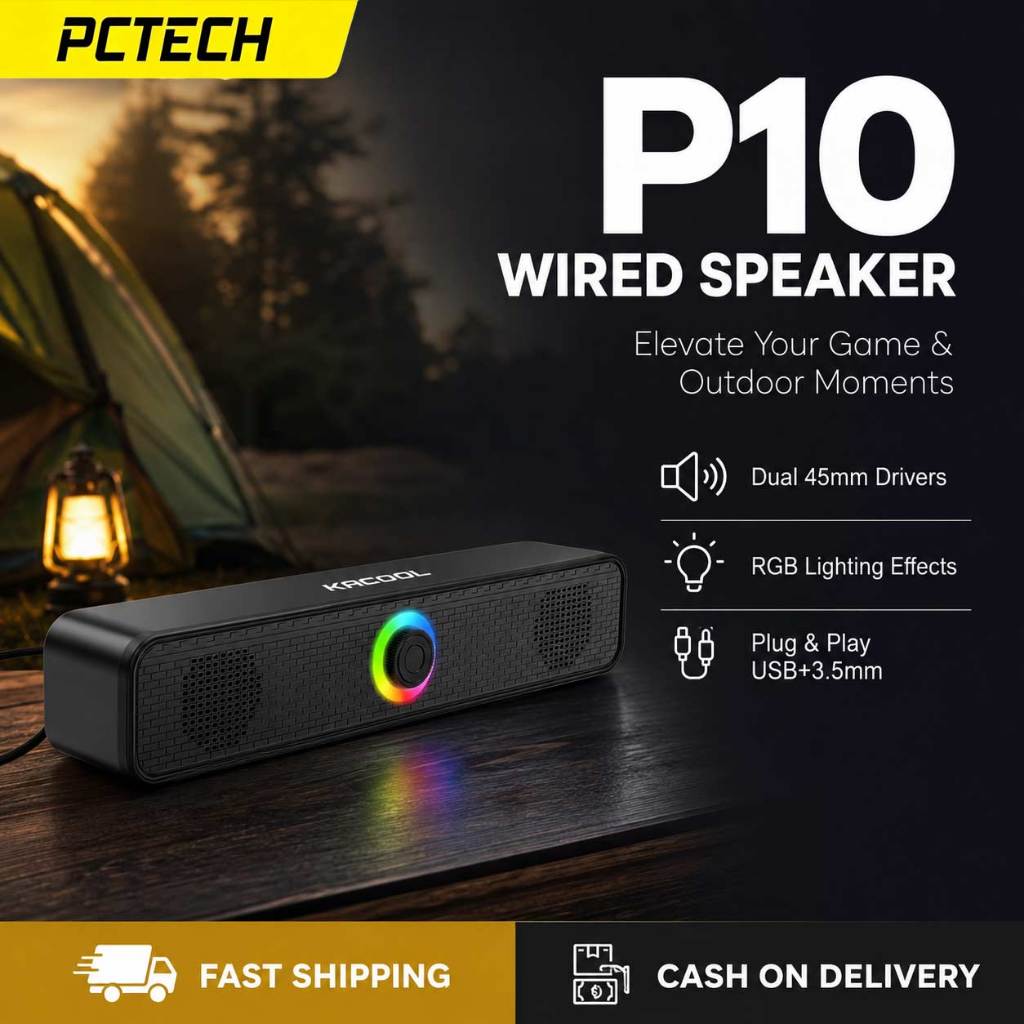 Home Theater Speakers, 3.5mm AUX and USB Powered Wired Audio TV/PC/Laptop/3D Audio Gaming System