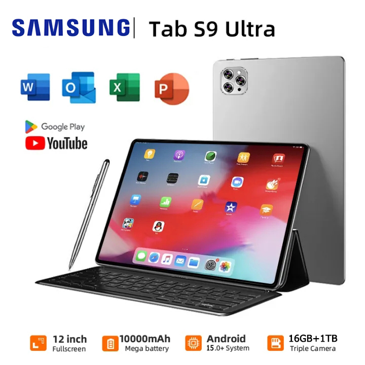 Sum/sung s9 pro Original Tablets 10.1 Inch 16GB + 1TB Android Tablet Online Classroom Tablet COD