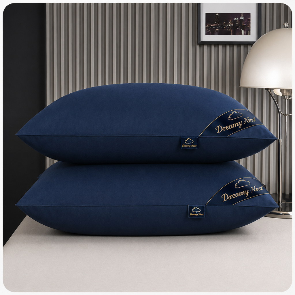 DreamyNest Hotel-Quality Fiber Pillow 18×28 Inches | Buy 1 Take 1 | Soft Fluffy Magic Pillow unan