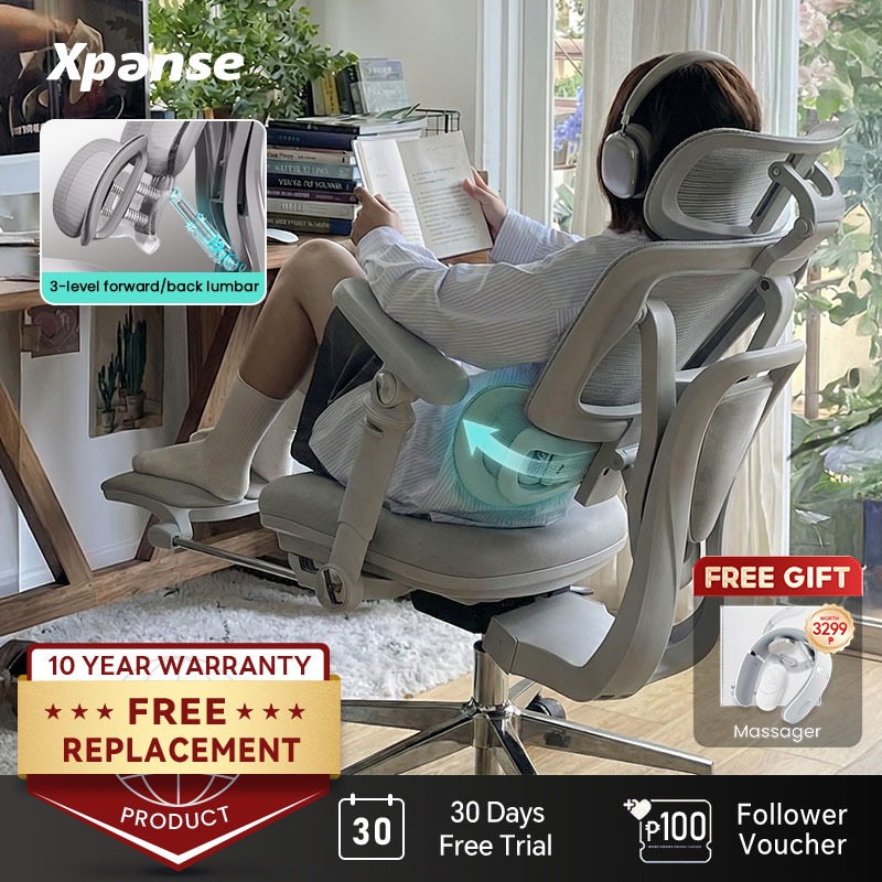 XPANSE T10 Dynamic Ergonomic Chair Office Computer Study Chair Tracking Lumbar【30 Day Free Trial】