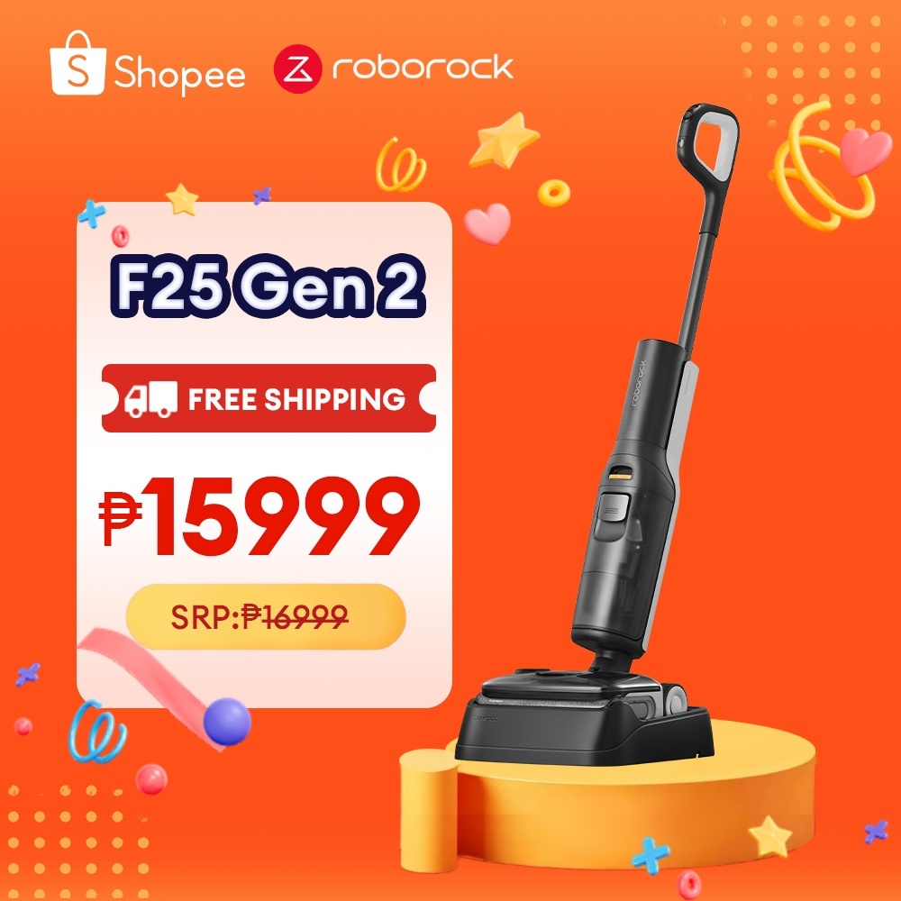 【NEW】Roborock F25 Gen 2 Cordless Wet And Dry Vacuum Cleaner 20,000Pa Super Suction 0% Hair Tangle
