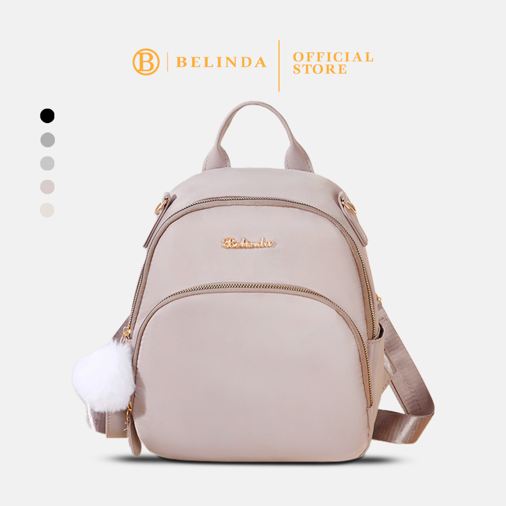 BELINDA Backpack For Women Free Keychain GIrl Korean Fashion School Laptop Travel Bagpack BLD029