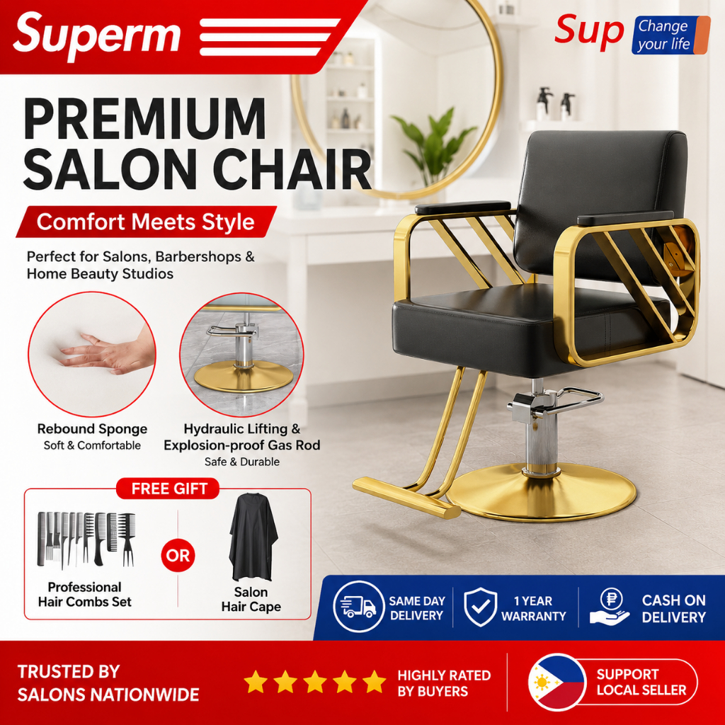 Salon special barber chair hydraulic chair adjustable height with metal armchair round base