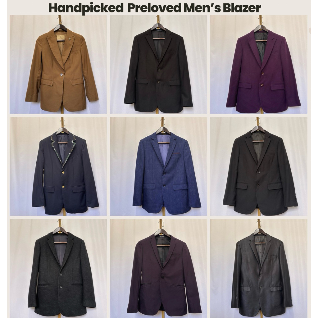 HQ Preloved Men’s Blazer/Suit/Coat | Office/Casual/Formal Blazer | Colored and Black
