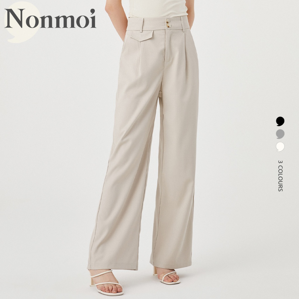 Nonmoi - Sandra Women's Casual Culottes Pants Fashion casual trousers for Women Womenswear Pants