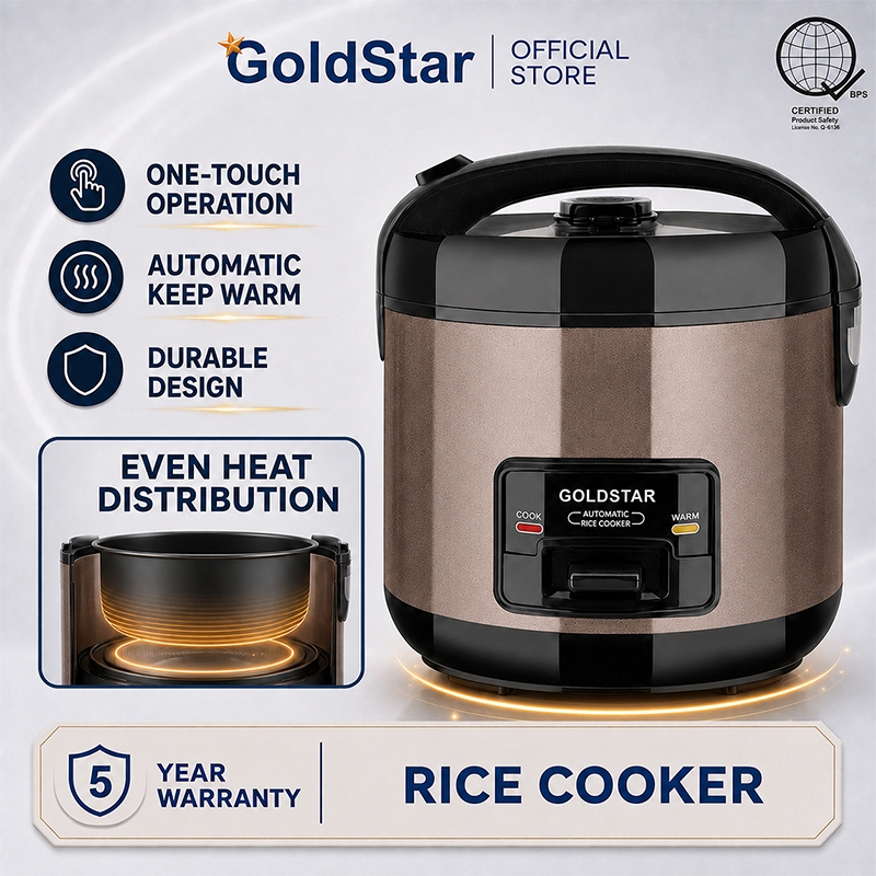 Gold Star Electric Rice Cooker 2L/3L/4L/6L Multifuncional Home Cooking 220V Rice Cooker