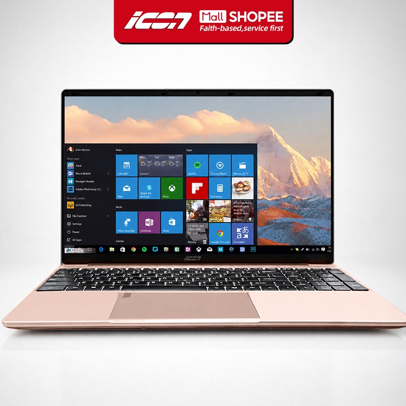 ICON Laptop Intel Core i7 - i5- i3 | 16GB / 8GB / 4GB Memory | 512G / 256G / 128G SSD