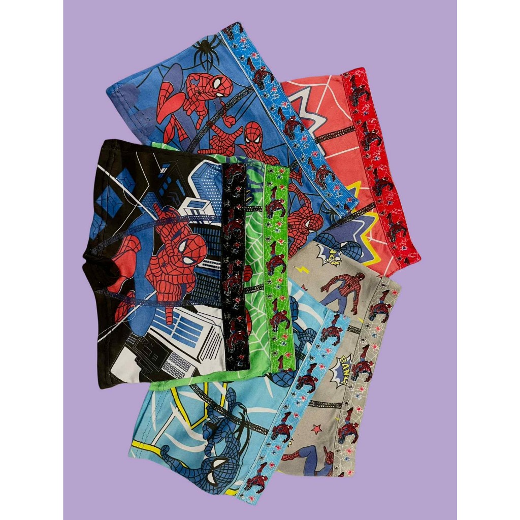 6/12pcs random design Kids Boxer2-6yrs size Boxer Short Kid's Brief Boy's Underwear COD SF