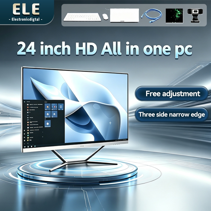 All In One Desktop Pc 20 Inch Brand Computer Home Office Desktop Full Host Core I7/I5/I3 24 inch