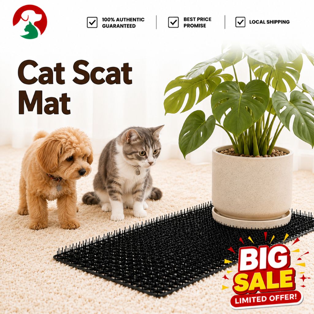 Cat Scat Mat with Spikes Pet Deterrent Mat for Cats and Dogs Indoor Outdoor Use Training Mat