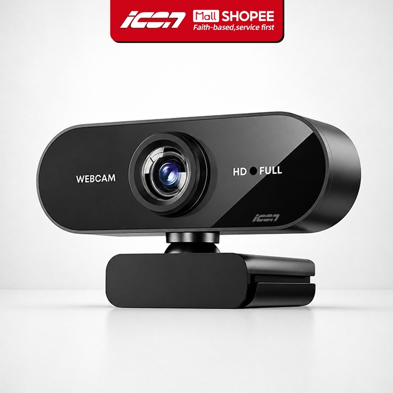 ICON Webcam 2K/ 1080P/ 720P Full HD Video Call For PC Laptop With Microphone Home USB Video Webcam