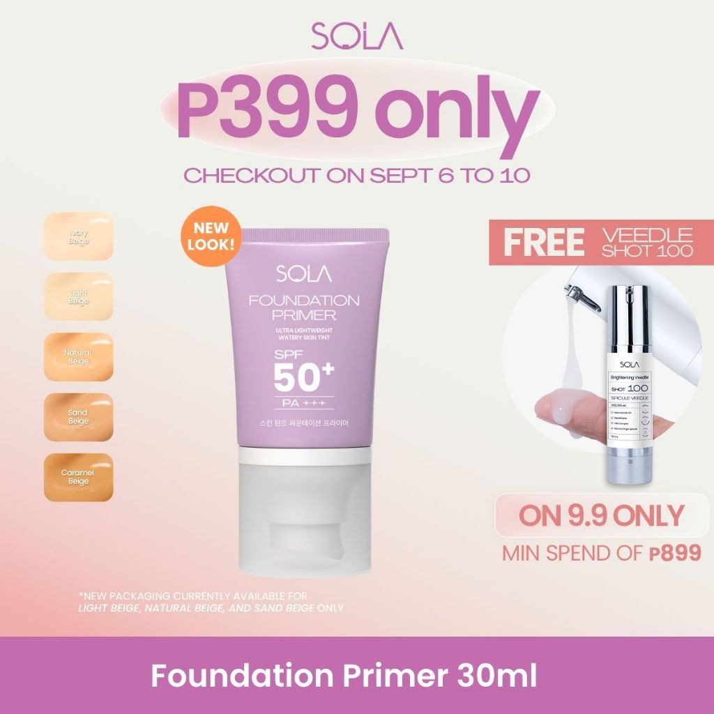 Sola Foundation Primer SPF50PA+++ 30ml