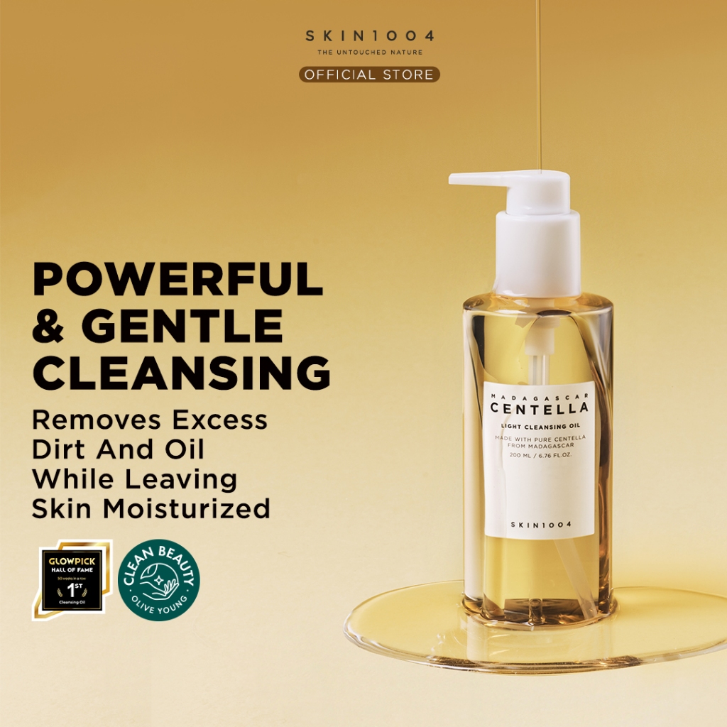 [FDA Approved] SKIN1004 Madagascar Centella Light Cleansing Oil 200ml Sebum Control, Makeup Remover