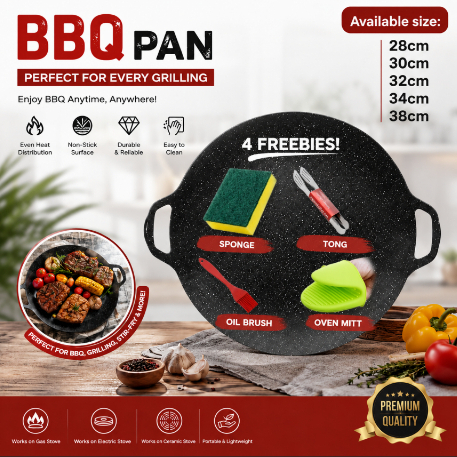 Barbecue Pot Korean Style Flat Grilled Iron Plate Cookware Wheat Sail Stone Cookware