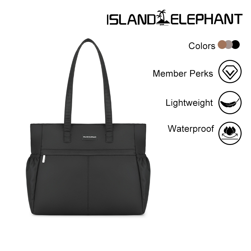 ISLAND ELEPHANT Tote Bag Korean Fashion Large Capacity Waterproof For Women Shoulder Bag