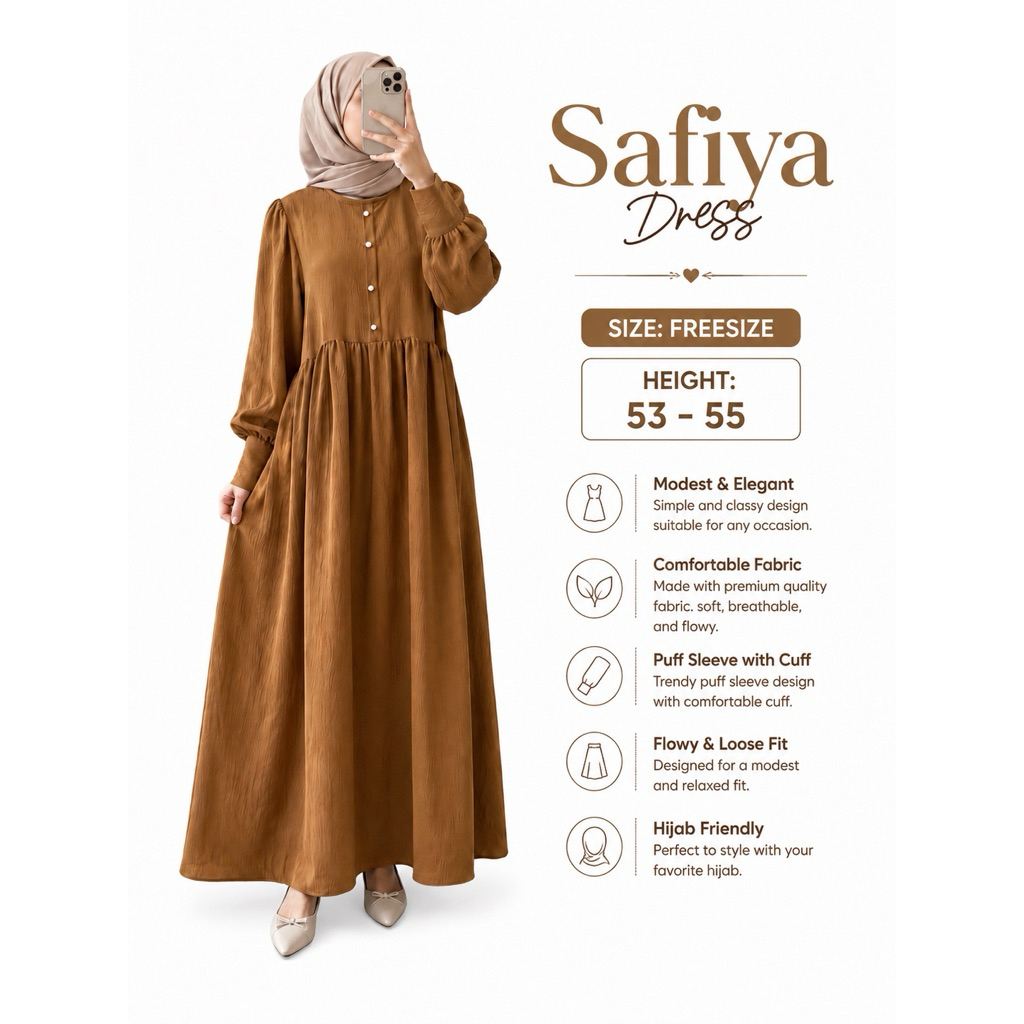Safiya Princess Dress – Balloon Style Elegance