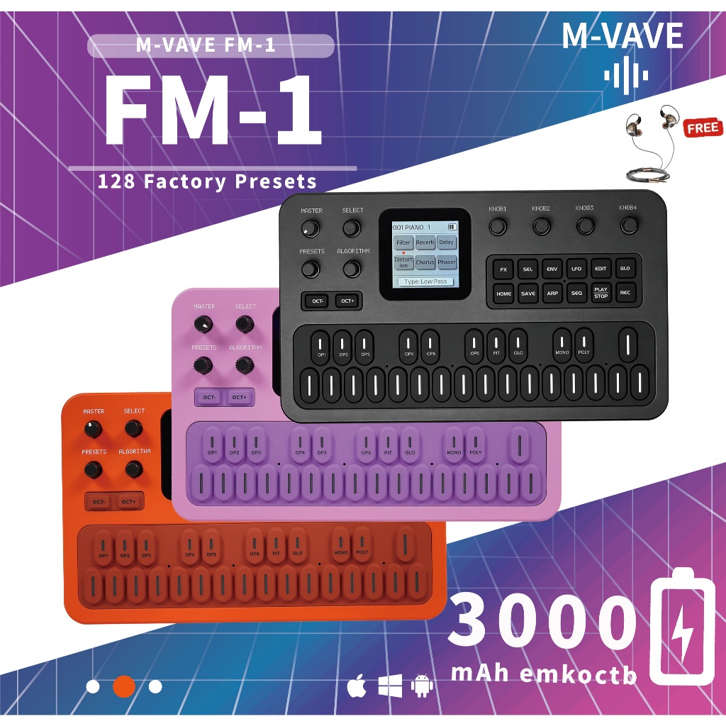 M-VAVE FM-1 Pocket FM Synthesizer